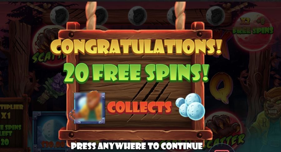 Fangtastic Freespins Bonus - bwin-belgium-fr