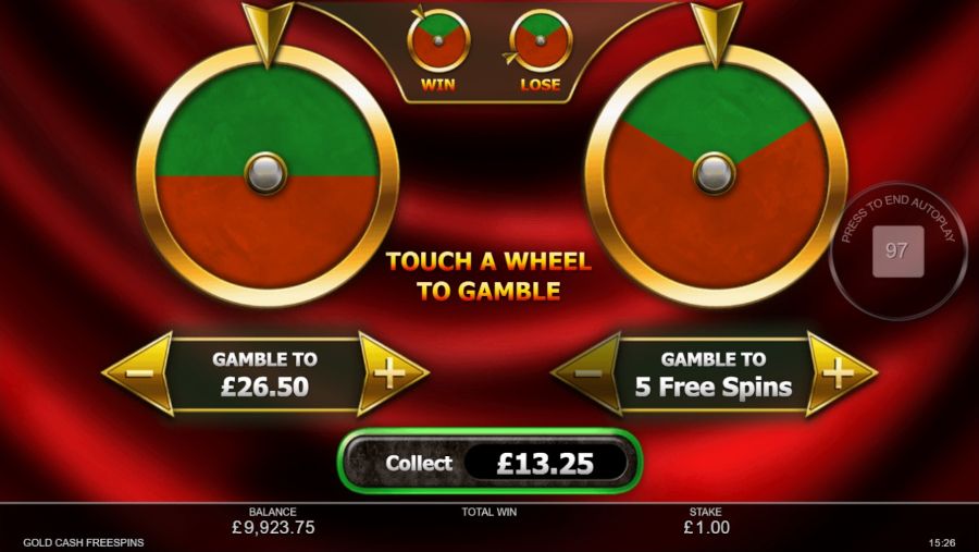 Gold Cash Freespins Gamble Wheel - bwin-belgium-fr