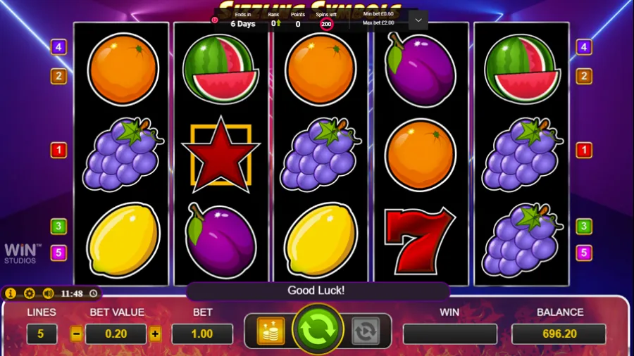 Sizzling Symbols Slot Eng - bwin-belgium-fr