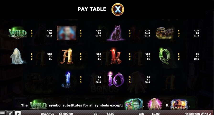 Halloween Wins 2 Symbols - bwin-belgium-fr