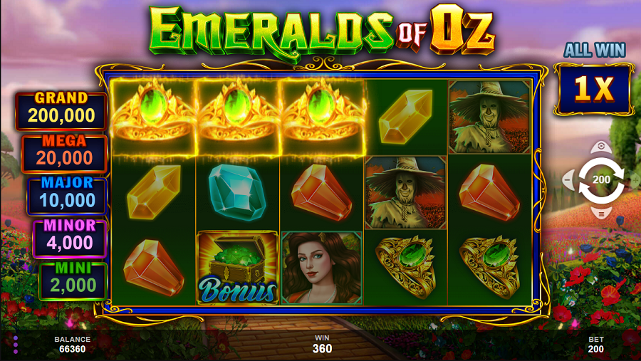 Emeralds Of Oz Bonus - bwin-belgium-fr