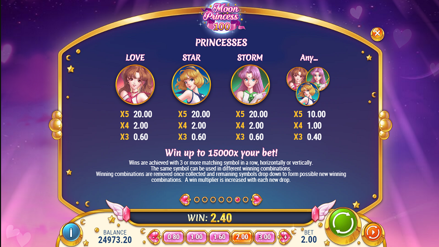Moon Princess 100 Feature Symbols - bwin-belgium-fr