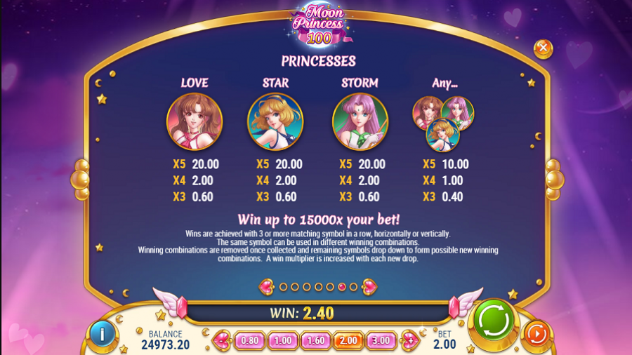 Moon Princess 100 Feature Symbols - bwin-belgium-fr