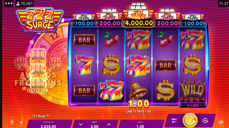 777 Surge Bonus - bwin-belgium-fr