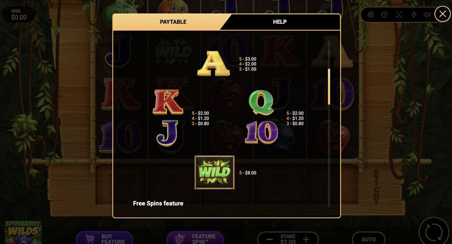 Spinberry Wilds Symbols - bwin-belgium-fr