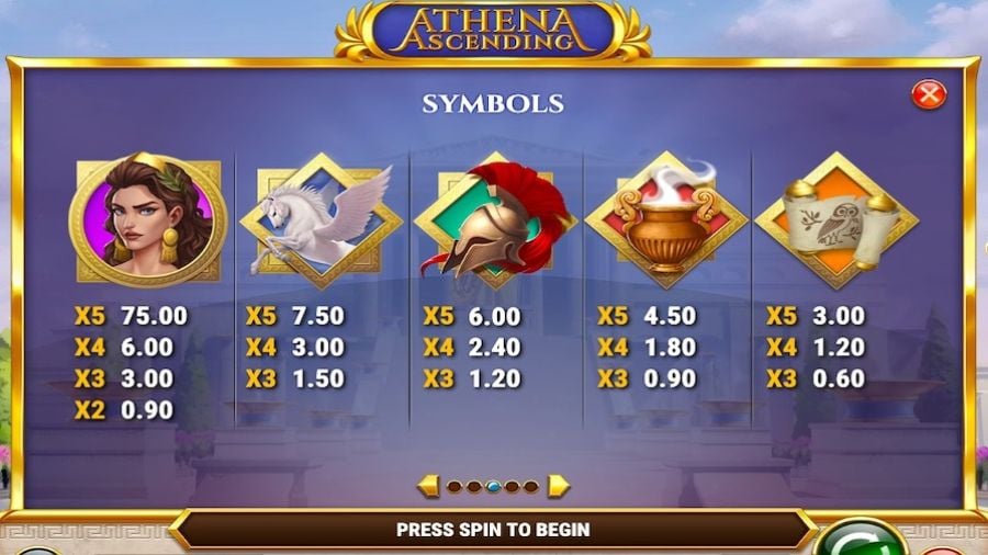 Athena Ascending Featured Symbols - bwin-belgium-fr