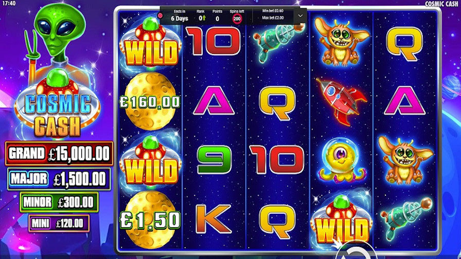 Cosmic Cash Slot - bwin-belgium-nl
