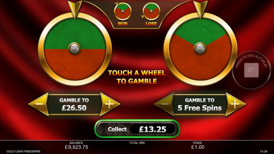 Gold Cash Freespins Gamble Wheel - bwin-belgium-nl