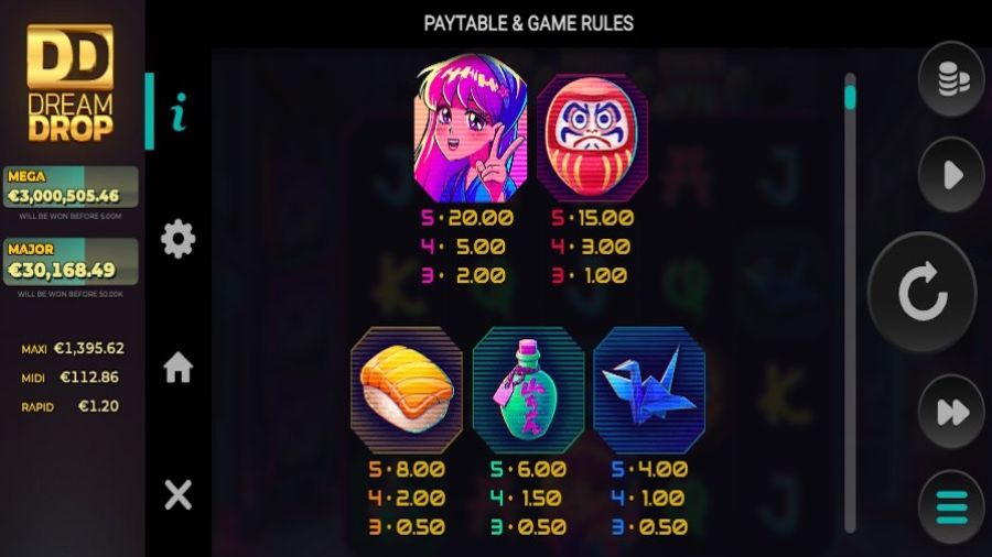 Neko Night Dream Drop Featured Symbols - bwin-belgium-nl