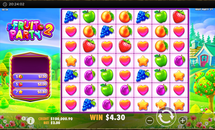 Fruit Party 2 Bonus - bwin-belgium-nl