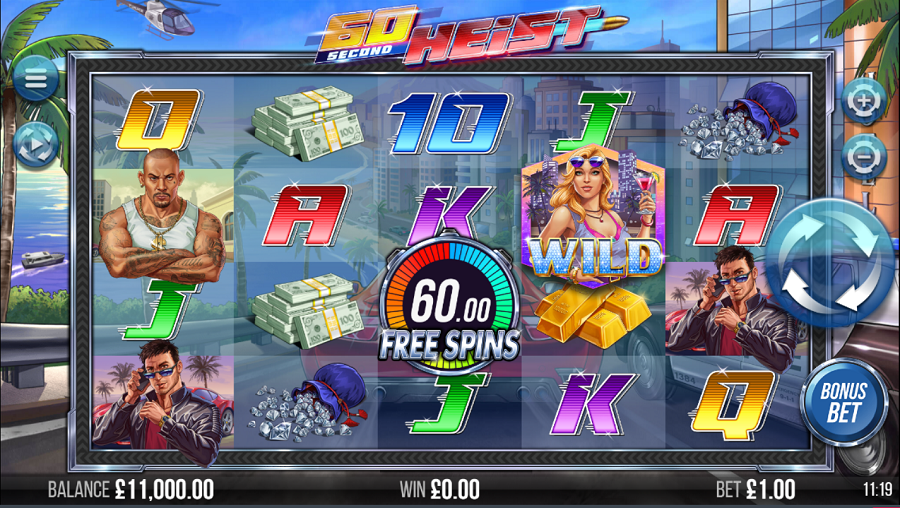 60 Second Heist Slot - bwin-belgium-nl