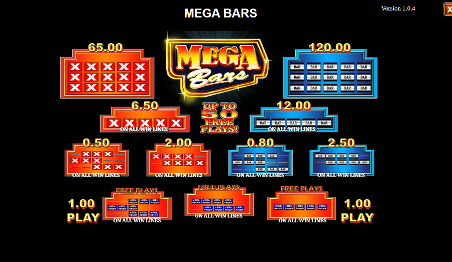Mega Bars Feature Symbols - bwin-belgium-nl