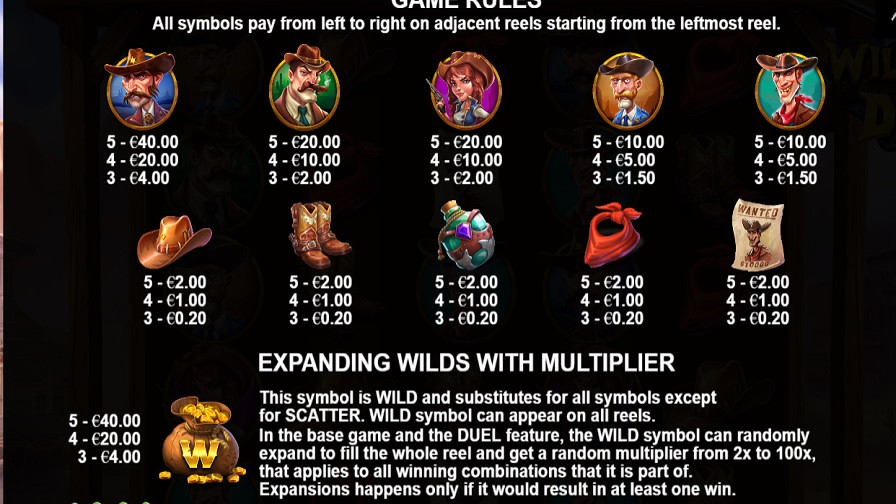 Wild West Duels Feature Symbols En - bwin-belgium-nl