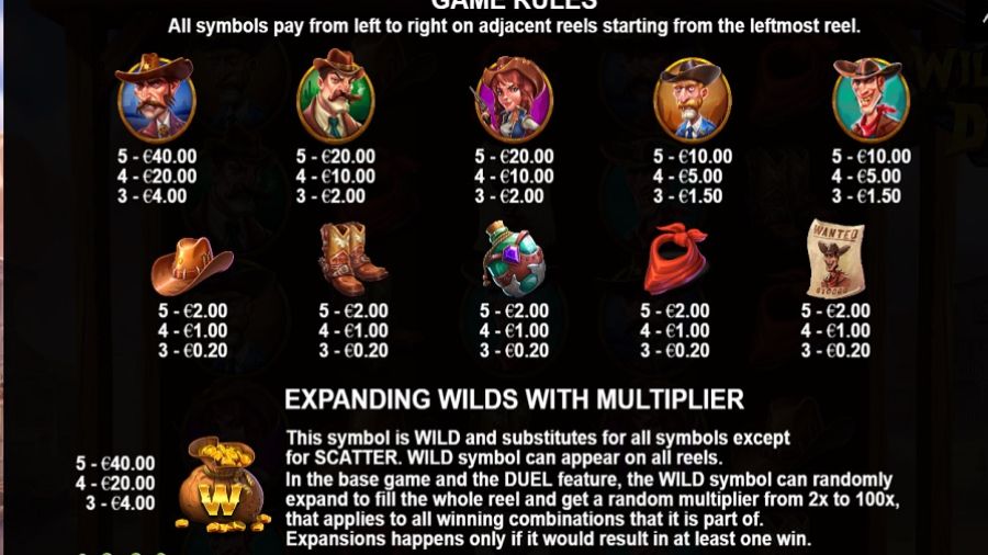 Wild West Duels Feature Symbols En - bwin-belgium-nl