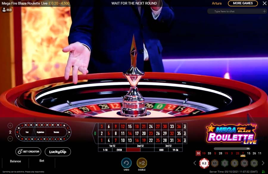 Mega Fire Blaze Live Roulette - bwin-belgium-nl